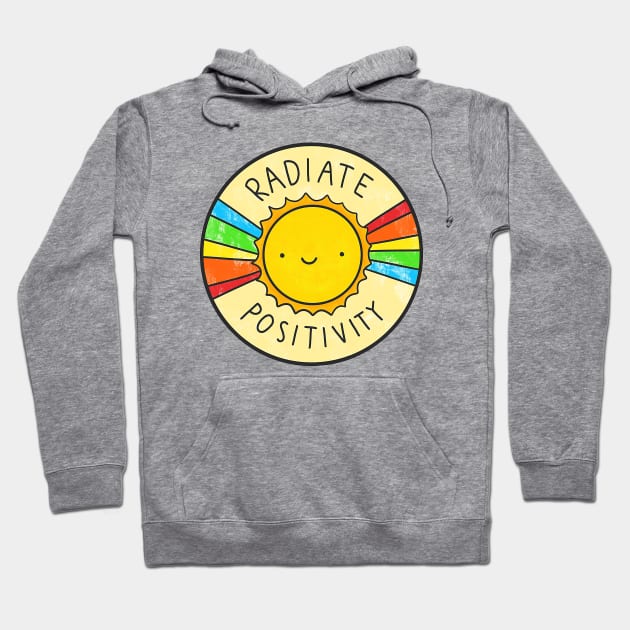 Radiate Positivity Hoodie by heldawson